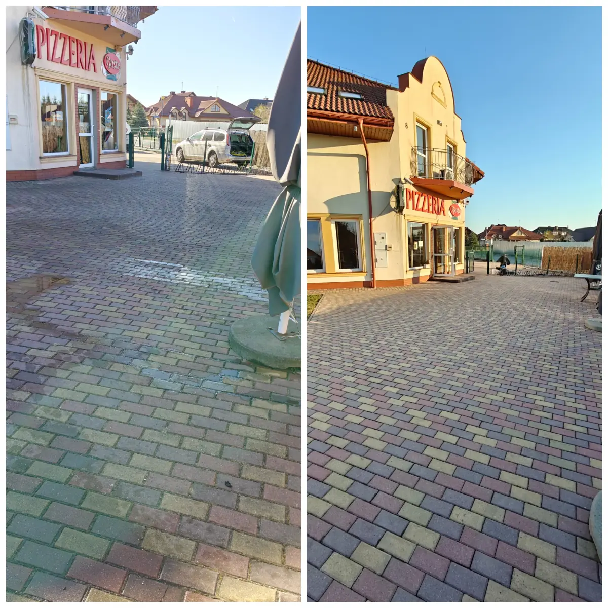 Dogłębne czyszczenie kostki brukowej - Rzeszów